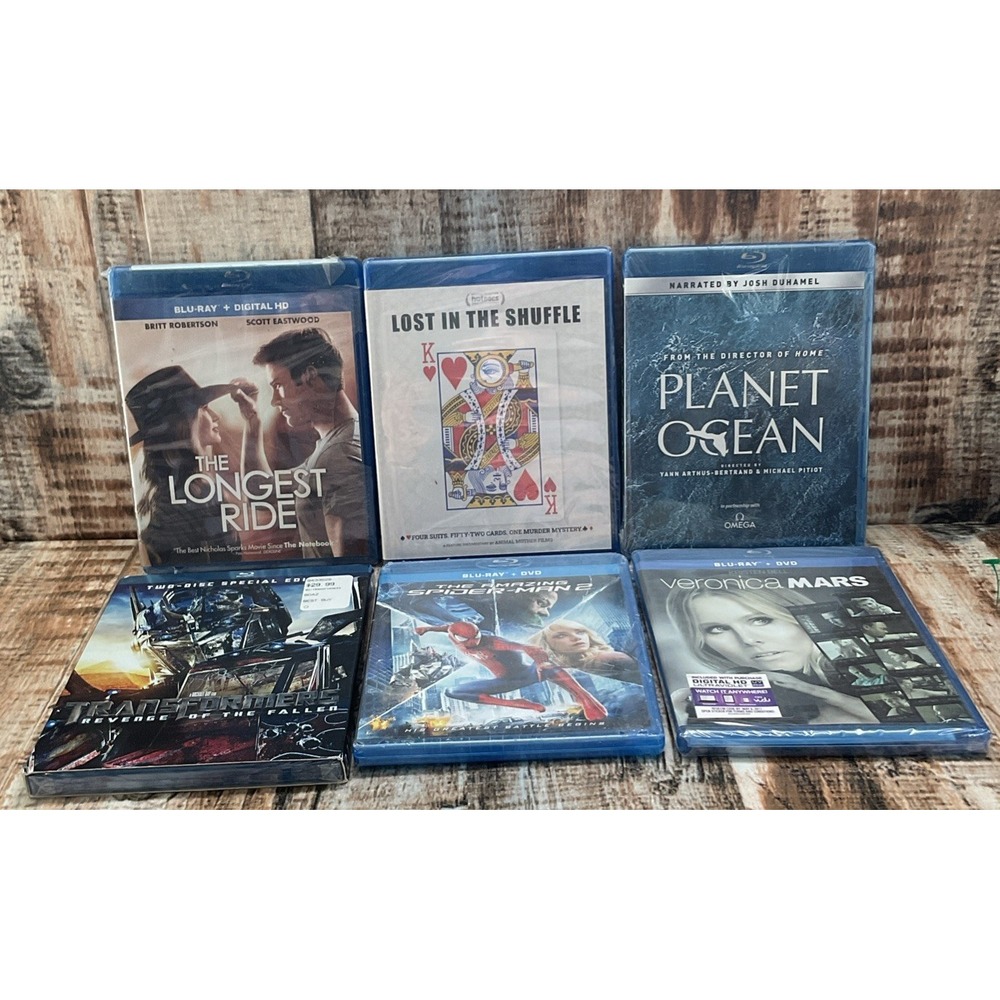 Blue-Ray Mix Lot Of Movies Spider-Man 2 Transformers